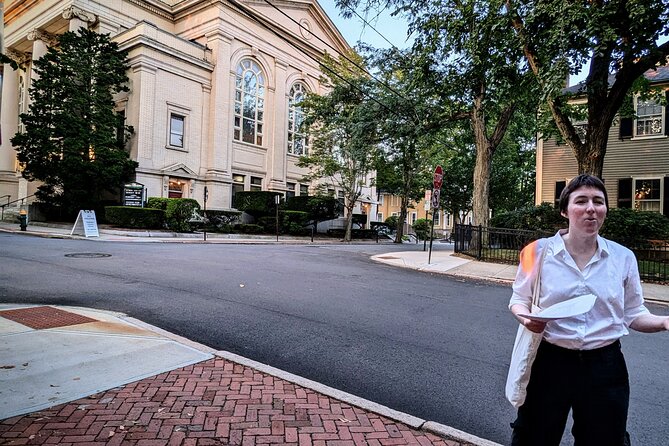 Dark Tales: The Haunted Authors of Providence Tour - The in-between neighborhood moments: two houses, quick context, and easy photos