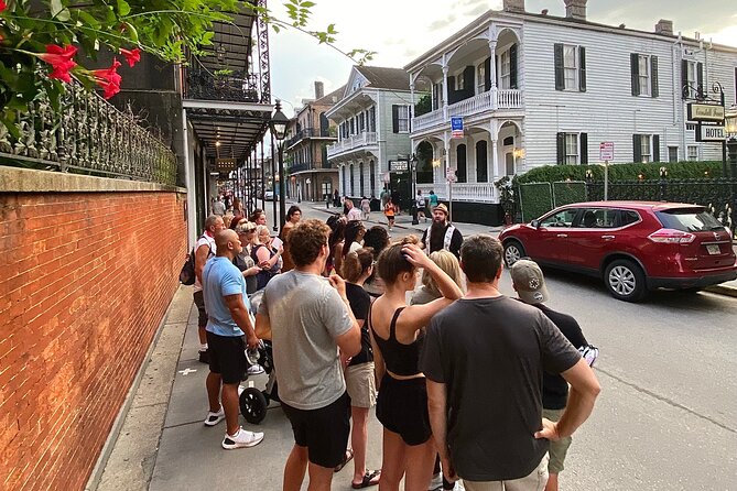 French Quarter Ghost Tour - Stop 4: Bourbon Street, where the spooky talk hits loud reality