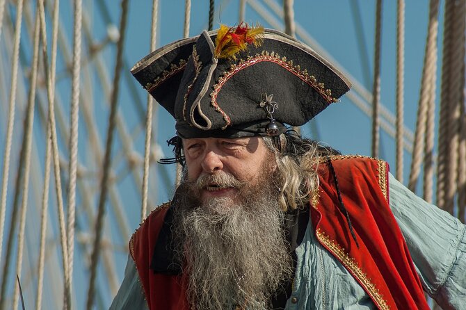 Narrated Haunted Ghost Cruise of Charleston Harbor - What the 9:15 pm cruise feels like: pirate tales, naval battles, and night air