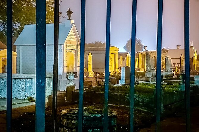 New Orleans Dead of Night Ghosts and Cemetery Bus Tour - St. Louis Cemetery No. 3: epidemics, lepers, and cemetery-on-cemetery layers