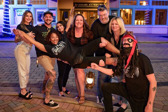 Orlando Haunts Boos and Booze Haunted Pub Crawl - Stop 3: McQueens Social Lounge with a story and a drink