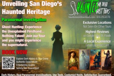 Paranormal Investigation History & Ghost Tour Old Town San Diego - Meeting at 2460 Heritage Park Row: The Route and Why the End Location Matters