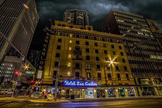 Phoenix Ultimate Dead of Night Ghost Tour - Stop 4: Hotel San Carlos (1928) and the tragedies that kept the air moving