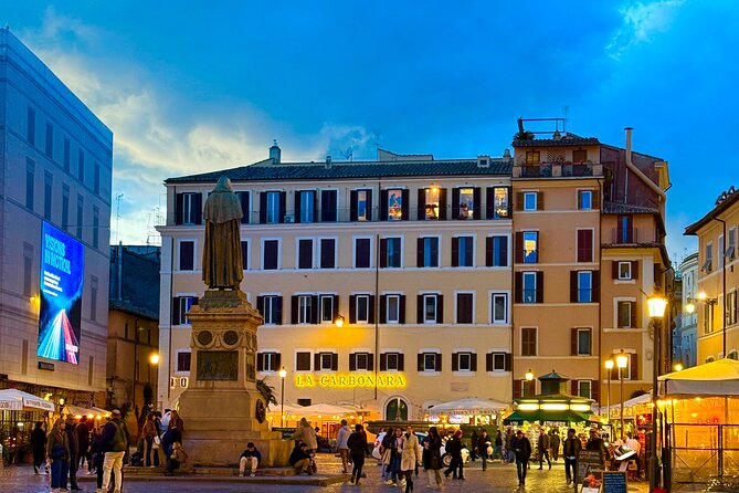 Rome After Dark Mysteries Myths and Haunted History - Meeting Via del Banco di Santo Spirito and ending in Campo de’ Fiori at 9:00 pm