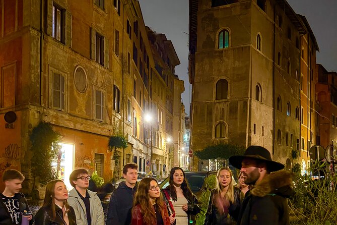 Rome After Dark Mysteries Myths and Haunted History - Campo de’ Fiori at night: the market square turns darker with Giordano Bruno