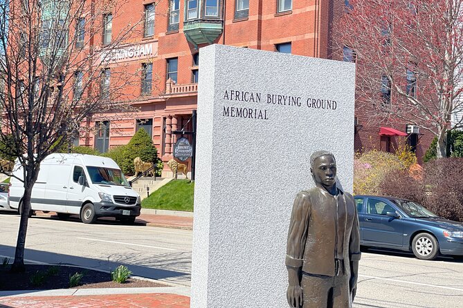 Self Guided Haunted Walking Tour in Portsmouth APP/GPS/EMF Reader - African Burying Ground Memorial: Where the Tone Turns Serious