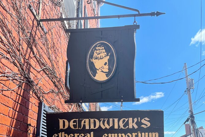 Self Guided Haunted Walking Tour in Portsmouth APP/GPS/EMF Reader - Portsmouth Brewery Finish: Drink, Bite, and One Last Spooky Cue