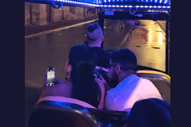 St. Augustine Ghost Tour on Premium Golf Cart with PiCk Up - Pickup windows and getting a good seat on the cart