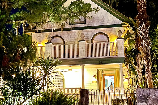 St. Augustine Ghost Tour on Premium Golf Cart with PiCk Up - Stop 1: Castillo de San Marcos National Monument after dark