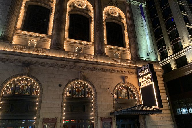 The Ghosts of Boston's Past Haunted Self-guided Tour - Cutler Majestic Theatre at Emerson College: the haunted finish line without the door opening