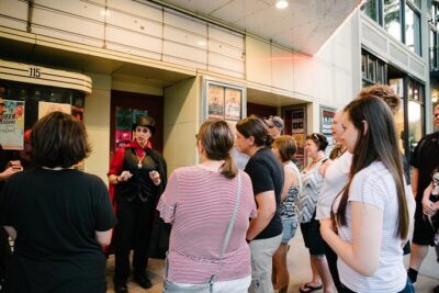 The Original Madison Ghost Walk - State Street - Getting started at 7:30 pm: the part that usually trips people up