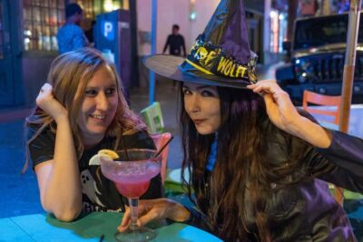 Wilmington: Boos and Booze Haunted Pub Crawl - Prost Biergarten stop: beer-garden atmosphere with eerie tales